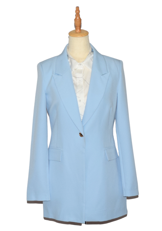 Lightweight Blazer - Baby Blue