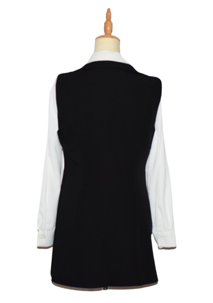 Sleeveless Blazer - Black