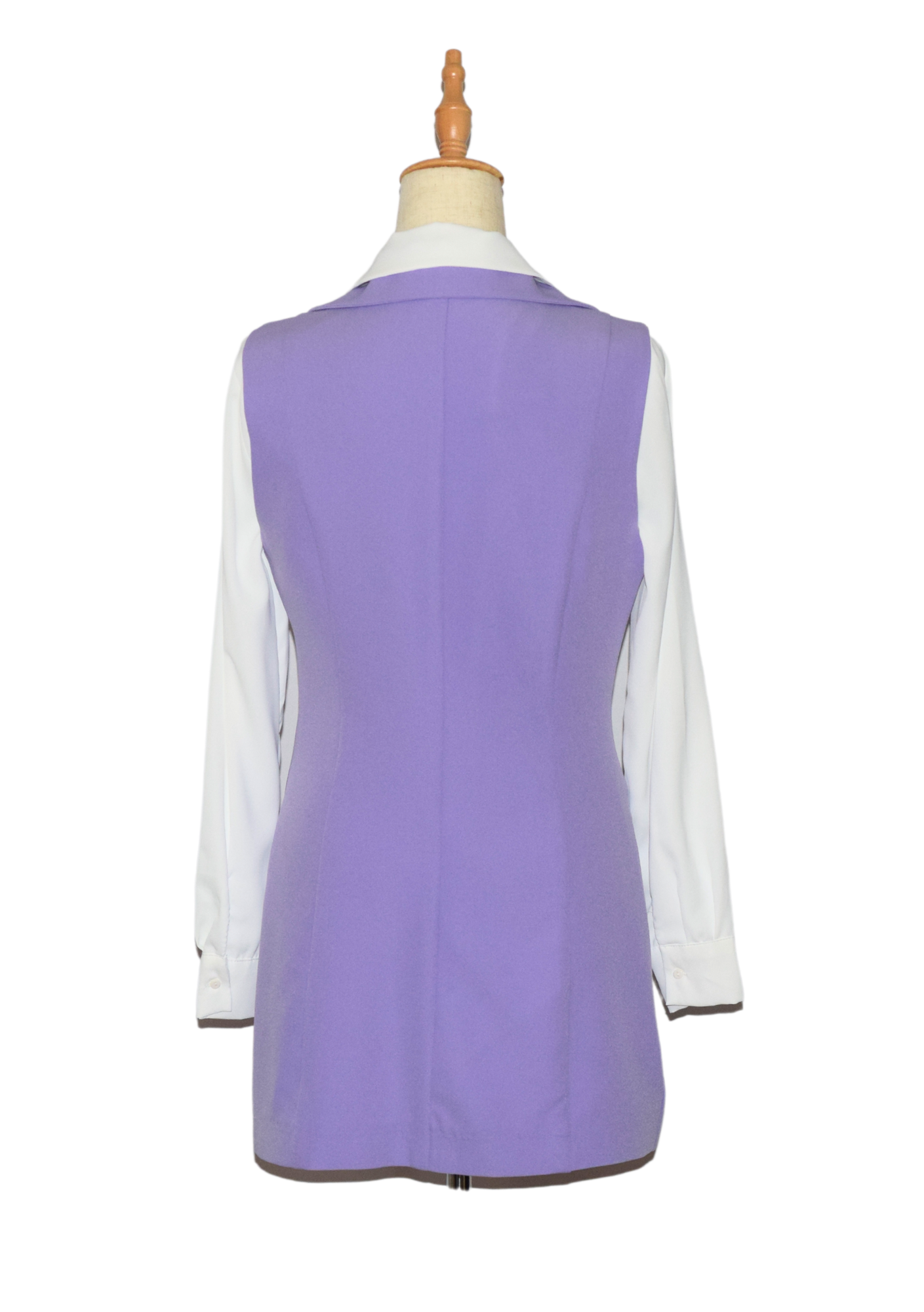 Sleeveless Blazer - Lilac