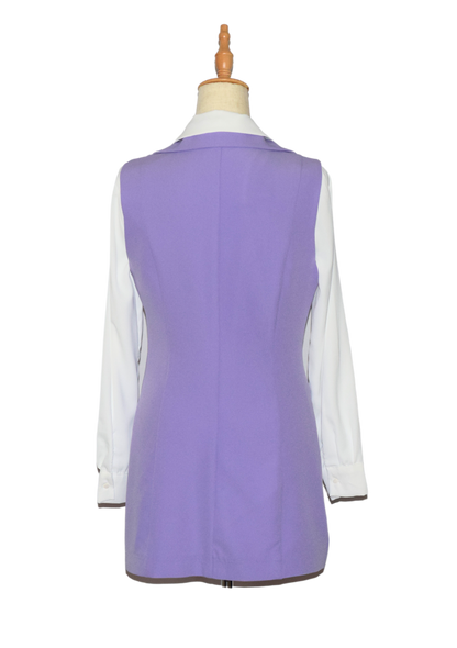 Sleeveless Blazer - Lilac