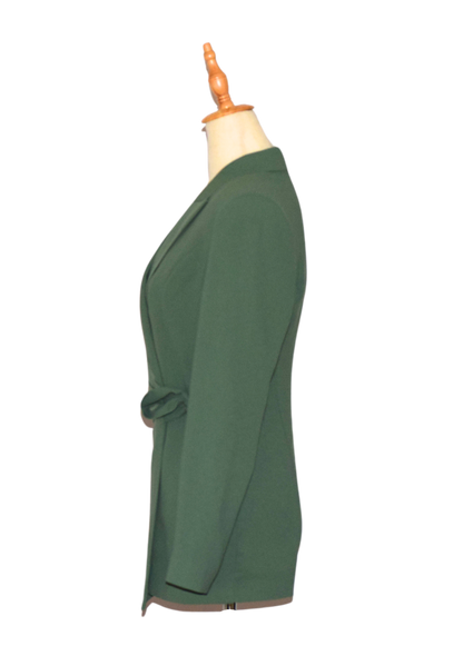 Side Wrap Blazer - Green