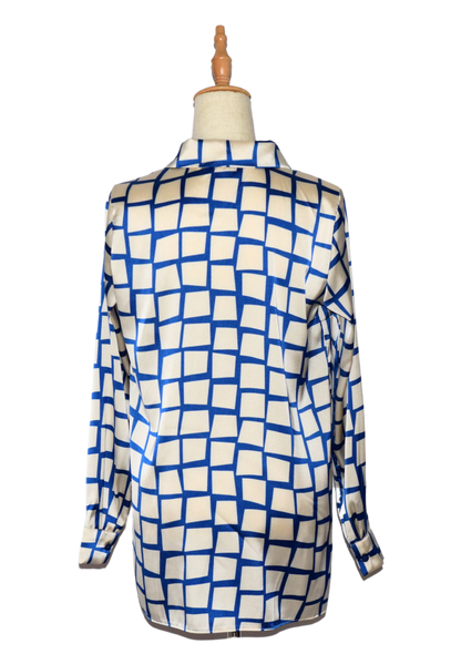 Square Patterned Shirt