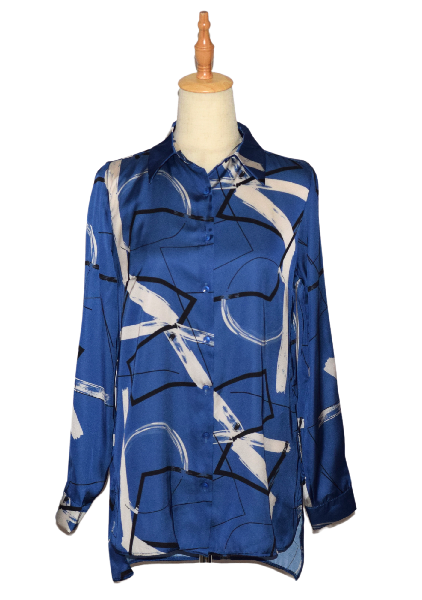 Geometric Shapes Patterned Blouse