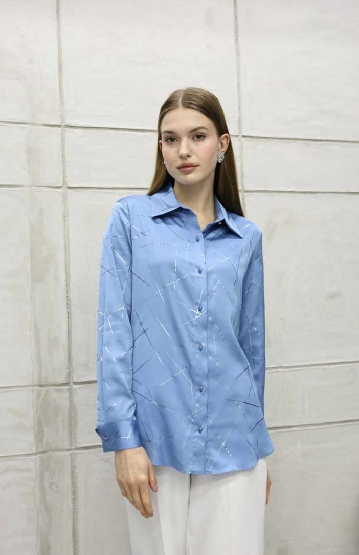 Button Down Shirt - Baby Blue