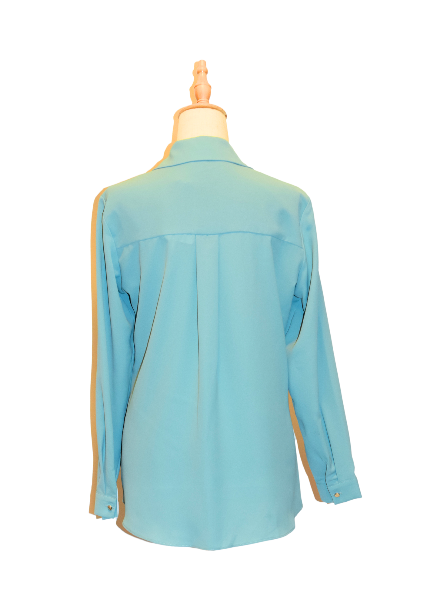 Collar Tie Blouse - Mint Green