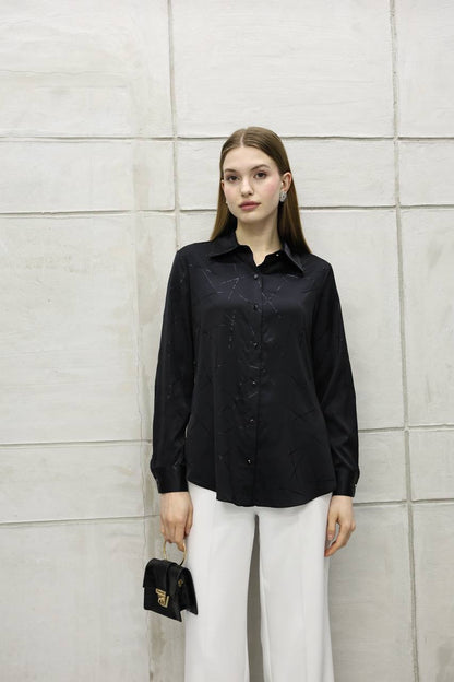 Button Down Shirt - Black