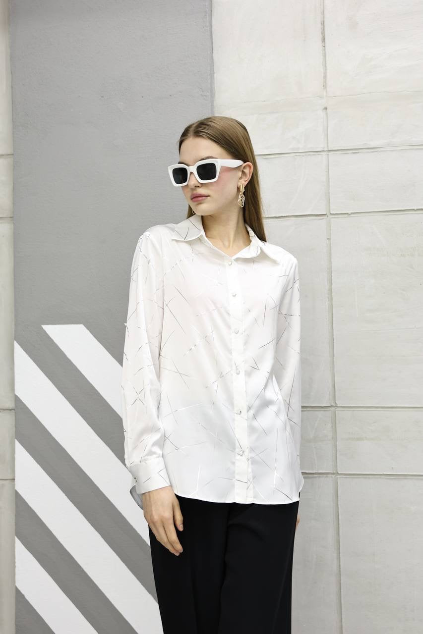 Button Down Shirt - White