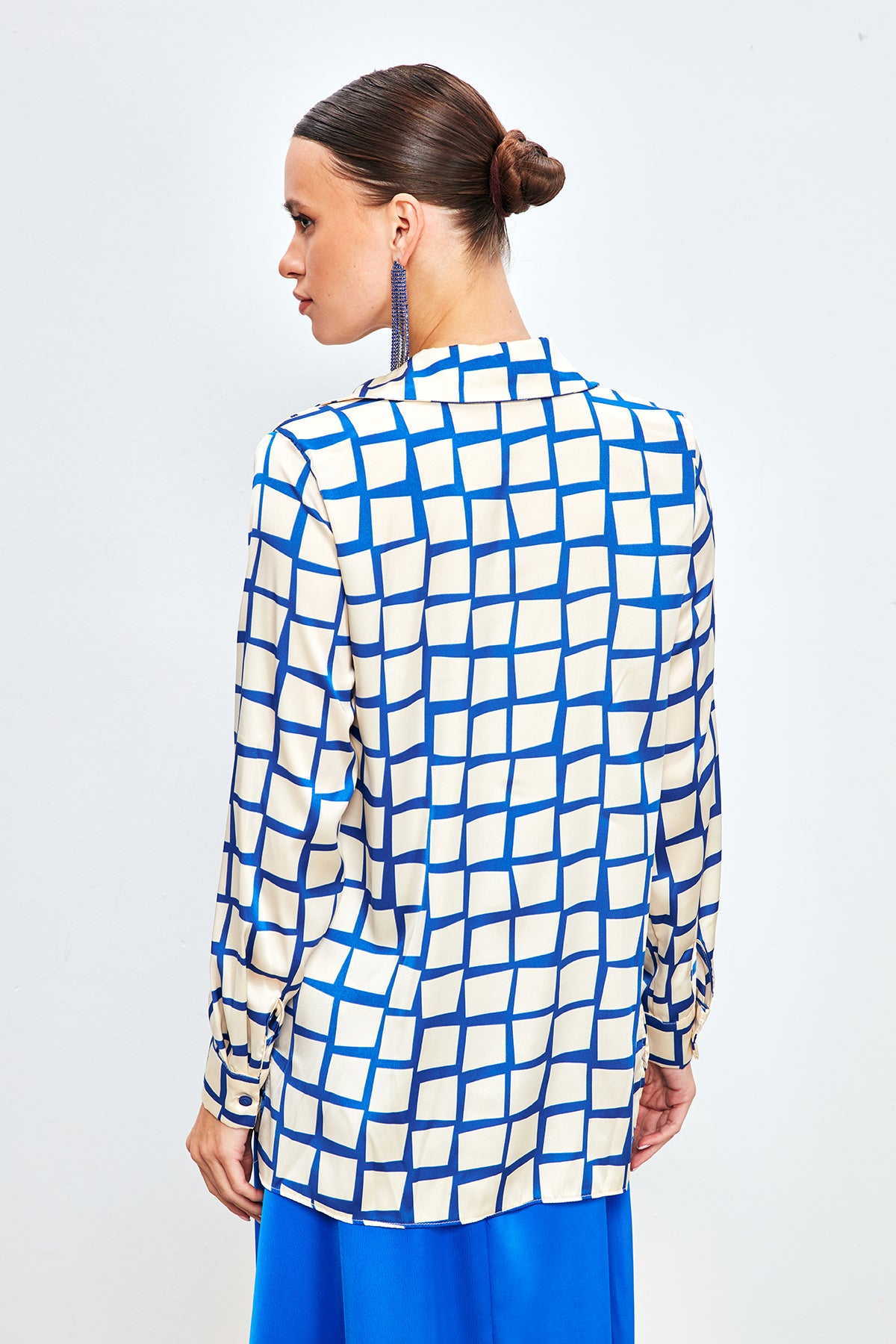 Square Patterned Shirt