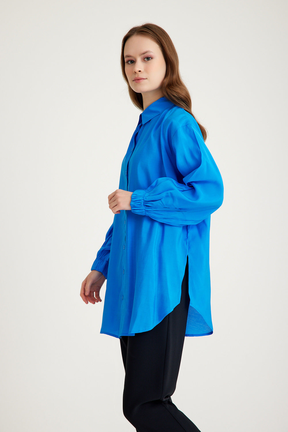 Oversized Tunic - Blue