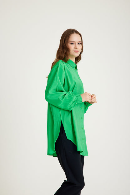 Oversized Tunic - Green