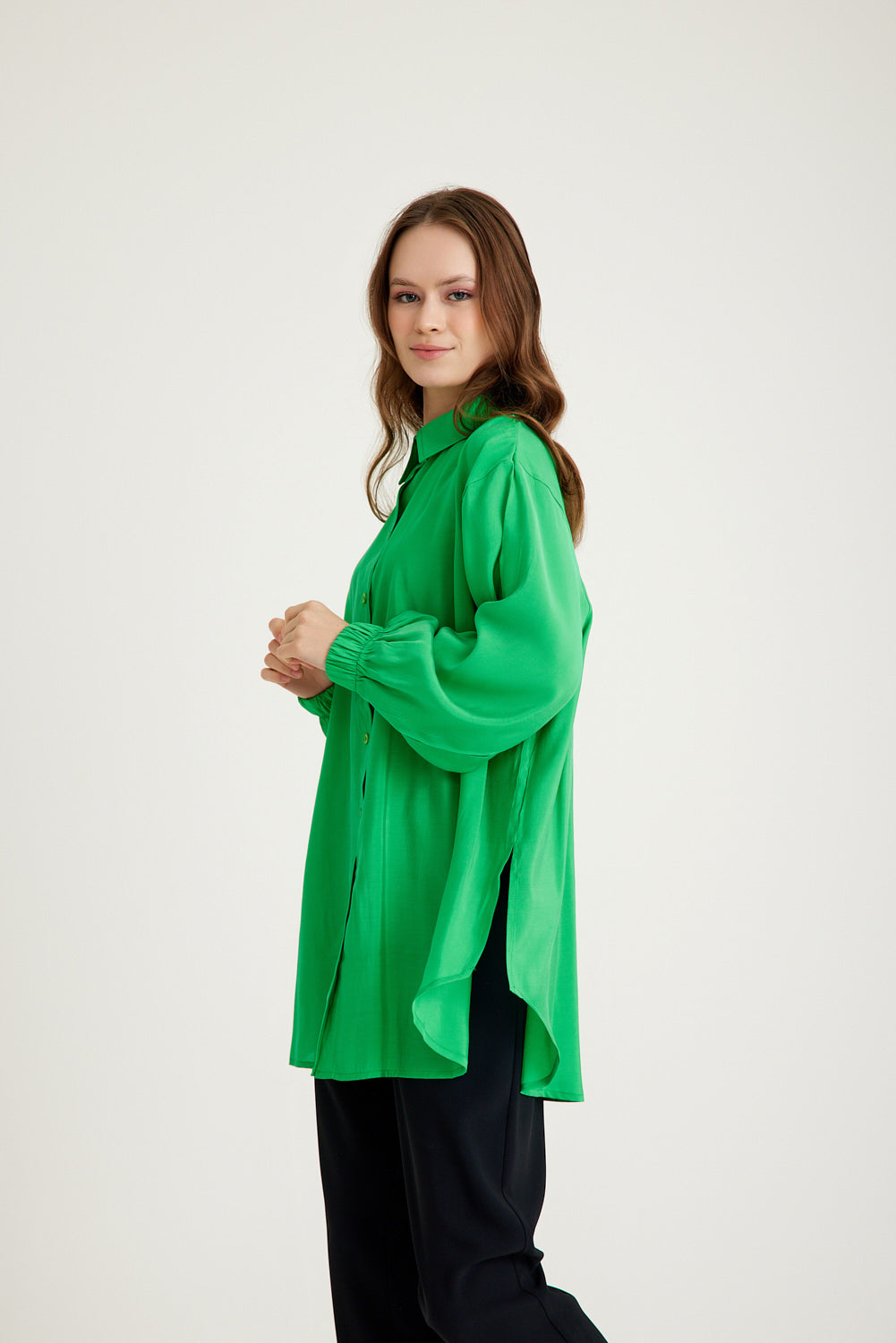 Oversized Tunic - Green