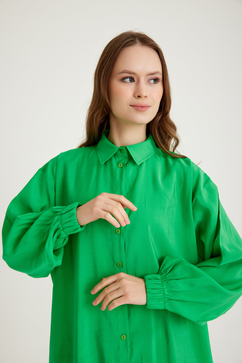 Oversized Tunic - Green