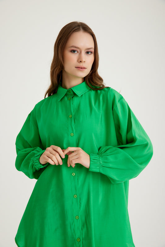 Oversized Tunic - Green